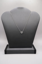 Load image into Gallery viewer, 14k White Gold Diamond Pendant Bezel Set