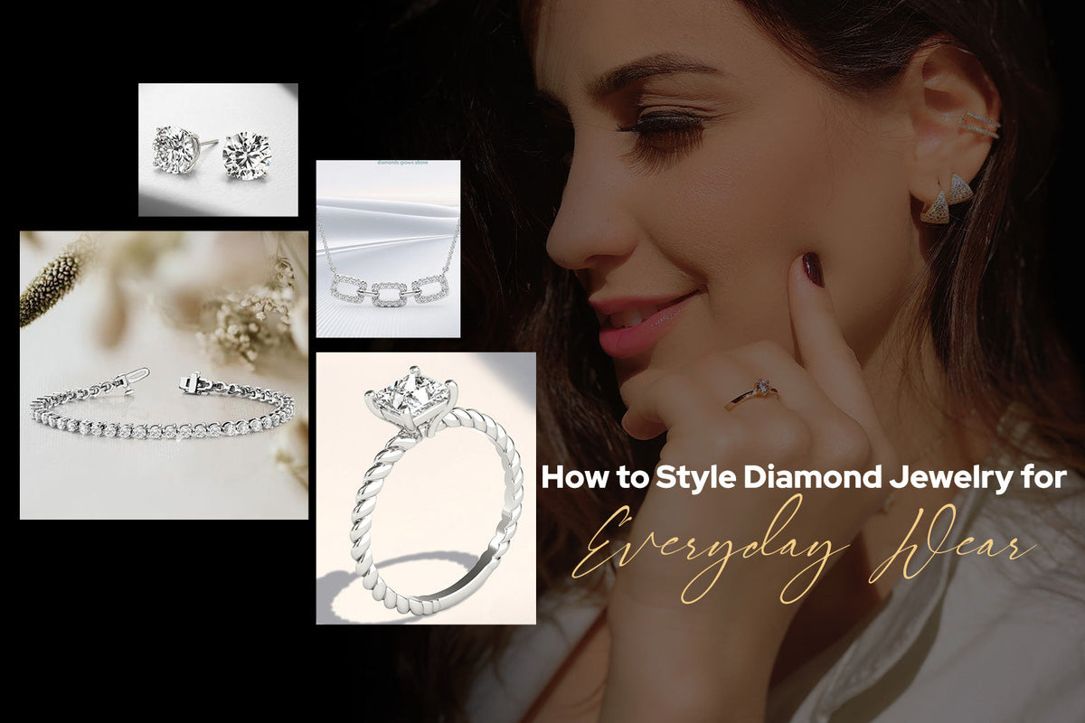 Daily wear diamond jewelry