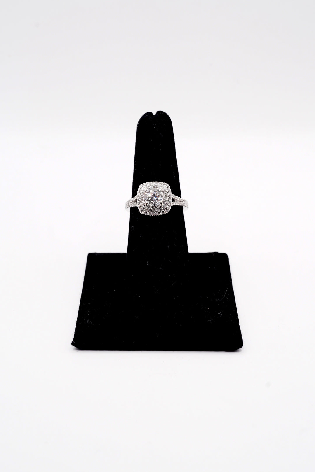 Diamond Double Halo Engagement Ring