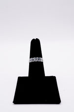 Load image into Gallery viewer, 5 Diamond Emerald Cut 14k White Gold Ring
