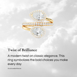 Load image into Gallery viewer, Twist of Brilliance Independence Ring
