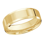 Load image into Gallery viewer, This 4mm white gold wedding ring has a stunning satin center with slanted high polish edges.
